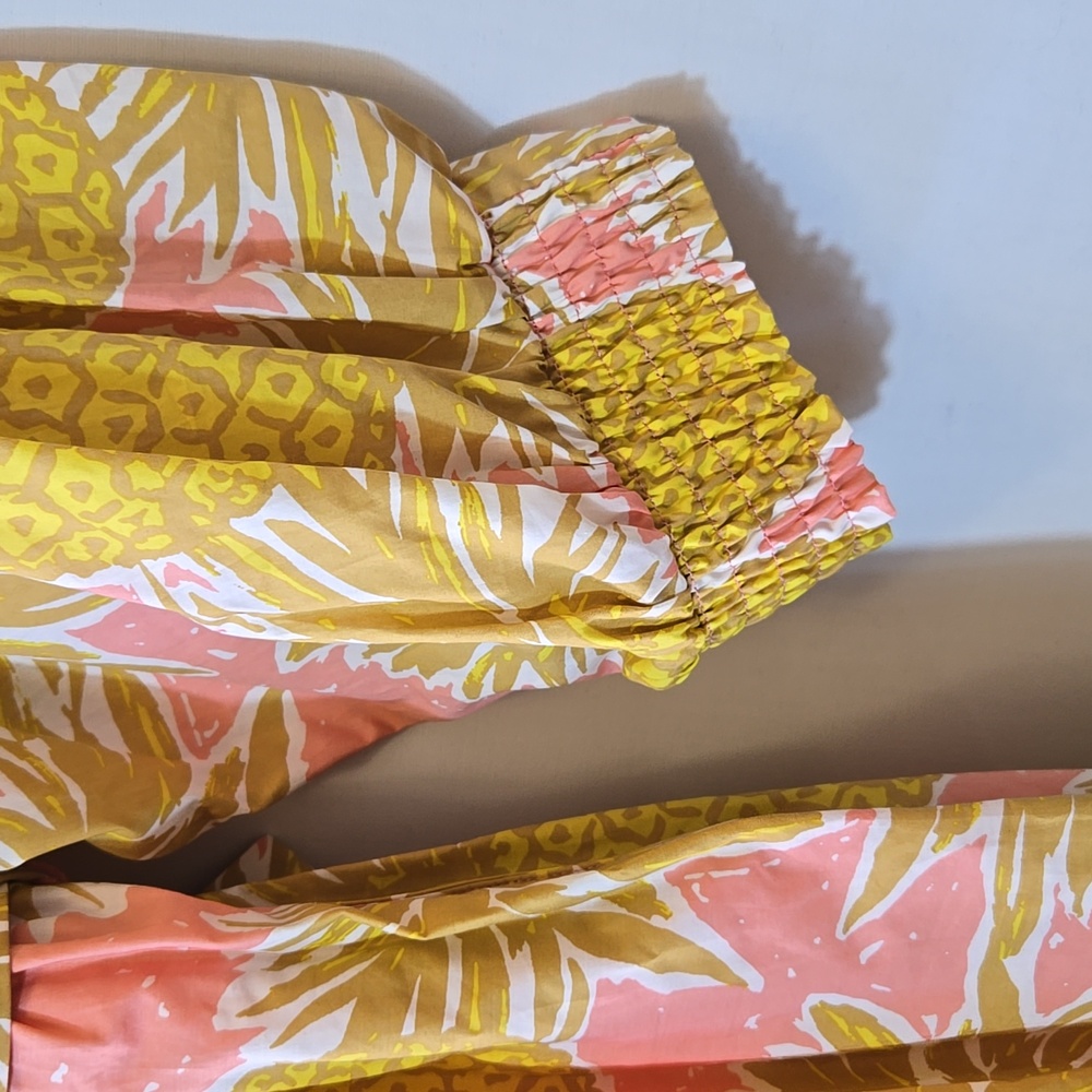 Boden Ava Tiered Maxi Dress In Pinapple Print Size 14 - Picture 8 of 16